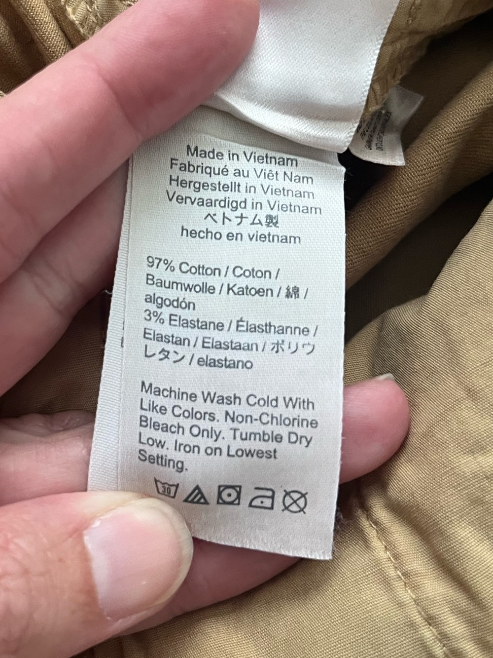 J. Crew Tan 10" Bermuda Stretch Chino Short Size 4 Summer H5826 - Picture 7 of 14